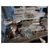 Lot of Assorted Vintage Hand Tools, Hardware, and Workshop Parts
