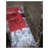 Assorted Electrical Hardware with Wire Connectors, Cable Staples, and Metal Boxes