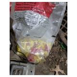 Assorted Electrical Hardware with Wire Connectors, Cable Staples, and Metal Boxes