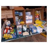 Large Lot of Electrical Supplies and Light Bulbs