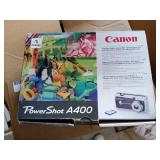 Canon PowerShot A400 Digital Camera with Box and Accessories