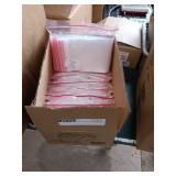 Box of 1000 Minigrip Red Line 4x6 Reclosable Poly Bags, 2 Mil