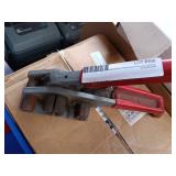 Heavy Duty Steel Strapping Tensioner Tool with Red Handles