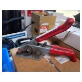 Heavy Duty Steel Strapping Tensioner Tool with Red Handles