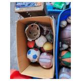 Large Sports Equipment and Game Lot with Balls, Gear, and Accessories