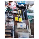 Lot of Office Supplies and Media Including Calculators, Label Rolls, CDs, and More