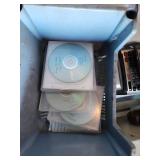 Lot of Office Supplies and Media Including Calculators, Label Rolls, CDs, and More