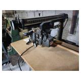 Sears Craftsman 10-Inch Radial Arm Saw with Stand and Manual