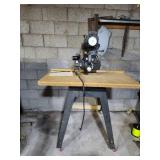Sears Craftsman 10-Inch Radial Arm Saw with Stand and Manual