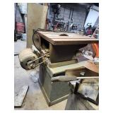 Vintage Heavy-Duty Table Saw with Stand and Motor