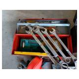Large Assortment of Hand Tools with Toolboxes and Saws