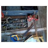 Large Assortment of Hand Tools with Toolboxes and Saws