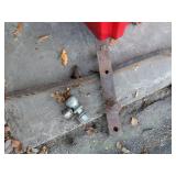 Used Adjustable Trailer Hitch and Ball Mount Assembly