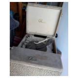 Vintage Atwater Kent Tube Radio, Horn Speaker, and Phonola Hi-Fi Turntable