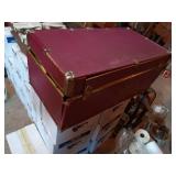 Playboy Magazine Collection in Red Storage Trunk