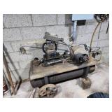 Used Industrial Air Compressor with Motor and Hoses