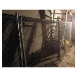 Set of Chain Link Dog Kennel Panels with Gates