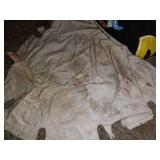 Boat Accessory Lot with Inflatable Towable, Water Skis, Propeller, and Gas Can