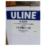 Lot of 6 Boxes Uline S-5263 4x3 Direct Thermal Labels