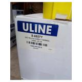 Lot of 6 ULINE S-6927Y 4x3 Yellow Direct Thermal Label Cases