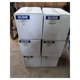 Lot of 6 Uline 4x3 Green Direct Thermal Label Boxes S-6927G