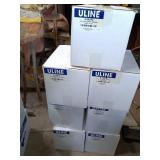 Lot of 7 Uline S-6927G 4x3 Green Direct Thermal Label Boxes (12 Rolls Each)