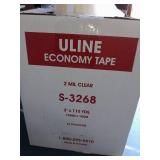 Case of Uline Economy Tape 3 Inch x 110 Yard S-3268, 24 Rolls