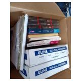 Office Supplies Lot with Uline Envelopes, Avery Labels, and Laminating Pouches
