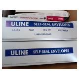 Office Supplies Lot with Uline Envelopes, Avery Labels, and Laminating Pouches