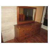 (LRF) 9-Drawer Dresser with Mirror ...