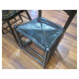 (LRF) 4 Vintage Wood Chairs - 1 Is ...