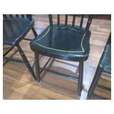 (LRF) 4 Vintage Wood Chairs - 1 Is ...