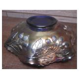 (LRB) Vintage Fenton Blue Carnival ...