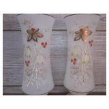 (LRB) Pair of Vintage Hand-Painted ...