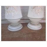 (LRB) Pair of Vintage Hand-Painted ...