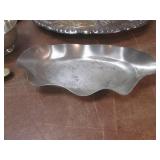 (LRB) Assorted Vintage Metal Trays ...