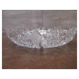 (LRB) Vintage Cut Glass Crystal Sha...