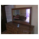 (LRF) 9-Drawer Dresser with Mirror ...