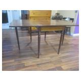 (LRB) Vintage Wood Drop Leaf Table ...