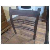 (LRF) 4 Vintage Wood Chairs - 1 Is ...