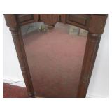 (LRF) Vintage Wood Framed Mirror - ...
