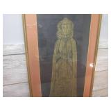 (LRB) Vintage Framed Art Print / Br...