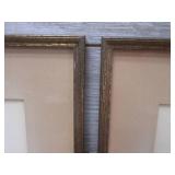 (LRB) 2 Framed Vintage Colored Lith...