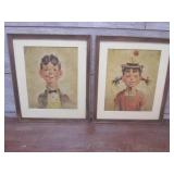 (LRF) Pair of Vintage Framed Floren...