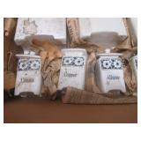 (LRB) Vintage Elvira Canister Set I...