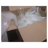 (LRB) Box of Assorted Stem Glasses...
