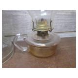 (LRB) 3 Vintage Oil Lamps...