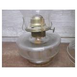 (LRB) 3 Vintage Oil Lamps...