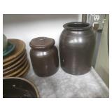(K) Assorted Vintage Clay Pottery B...
