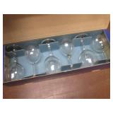 (LRB) 6 Claudia 12oz Glass Goblets ...